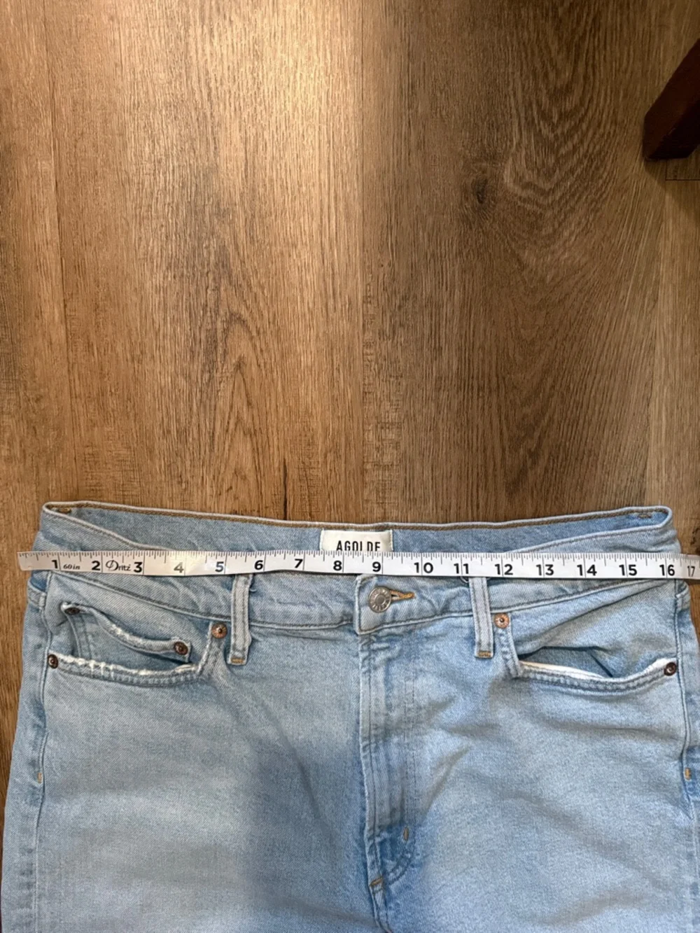Agolde Wide Leg Jeans Size 30 - Picture 13 of 16